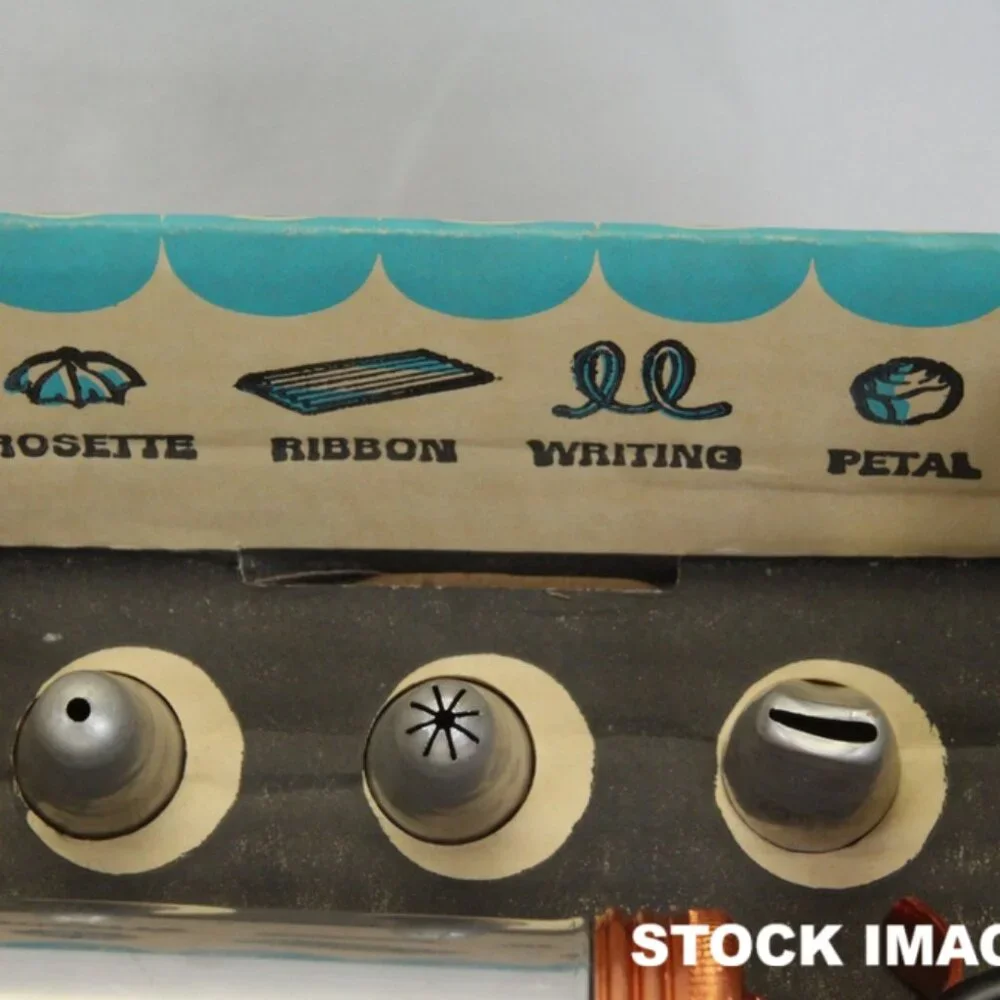 Vintage Mirro 360 Decorator Piping Tube w/6 Icing Tips Set - Picture 3 of 4